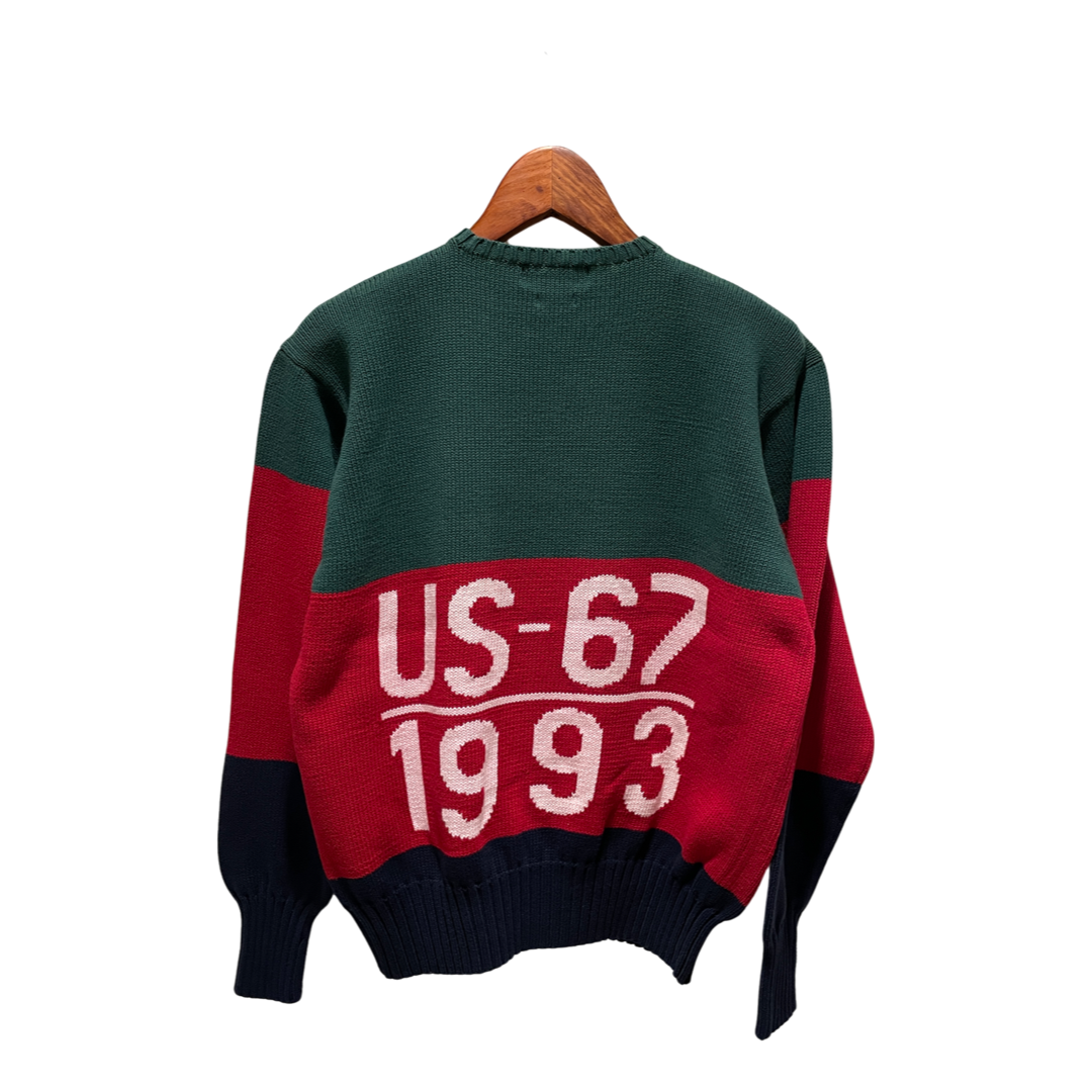 POLO RALPH LAUREN US-67 1993 Knit Sweater
